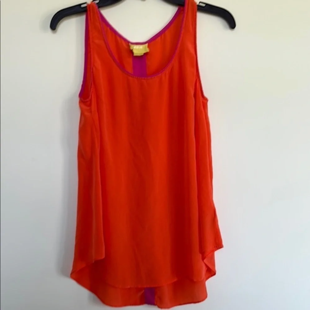 Maeve Orange Sleeveless Top - Picture 2 of 6